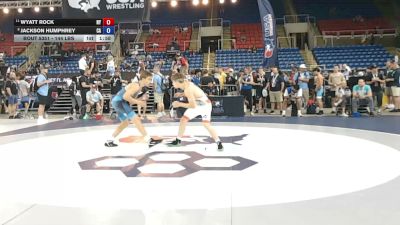 144 lbs Cons. Sub-semis - Wyatt Rock, New York vs Jackson Humphrey, California