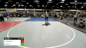 88 lbs Quarterfinal - Uriah Auguletto, Syracuse WC vs Elijah Butler, California Grapplers