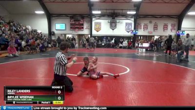 3 lbs Round 2 - Riley Landers, WBNDD vs Brylee Wiseman, New London Tiger Cubs