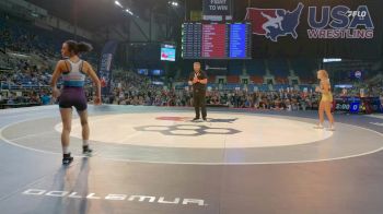 100 lbs Champ. Rd Of 64 - Alexa Thomas, WI vs Chevelle Boynton, OR