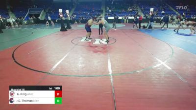 285 lbs Round Of 16 - Kip King, Wakefield vs Gabriel Thomas, Brookline