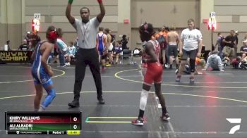 75 lbs Round 2 (6 Team) - Khiry Williams, Belding Black vs Ali Albadri, Untouchables