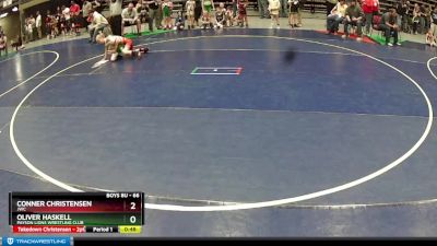 66 lbs Champ. Round 1 - Oliver Haskell, Payson Lions Wrestling Club vs Conner Christensen, JWC