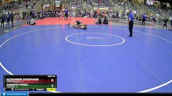 134 lbs Semis & 1st Wrestleback (8 Team) - Roberto Perez, Tualatin vs Alexander Shoemaker, David Douglas