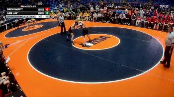 138 lbs Quarterfinals (8 Team) - Drew Moffit, Chatham (Glenwood) vs Kam Luif, Lombard (Montini)
