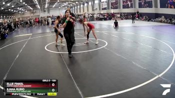 100 lbs Round 3 - Iliana Rubio, Takedown-City Wrestling vs Ellie Finkel, Austin Wrestling Academy