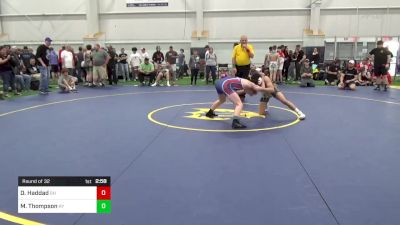 C-126 lbs Round Of 32 - Dorian Haddad, OH vs Micah Thompson, KY