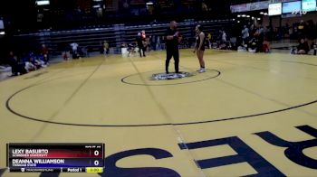 130 lbs Semifinal - Lexy Basurto, Schreiner University vs Deanna Williamson, Trinidad State