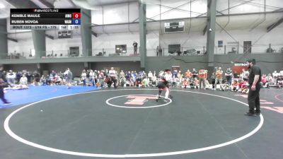 U16 FS - 175 lbs Cons. Round 3 - Kemble Maule, Askeo International Mat Club vs Ruben Novoa, Washington