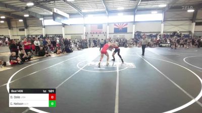 150 lbs Quarterfinal - Damian Dale, Lions WC vs Cameron Nelson, Ultimate WC