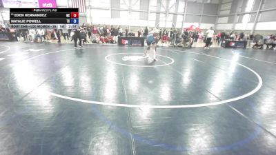 U20 Women - 57 lbs Cons. Round 3 - Eden Hernandez, NC vs Natalie Powell, TX