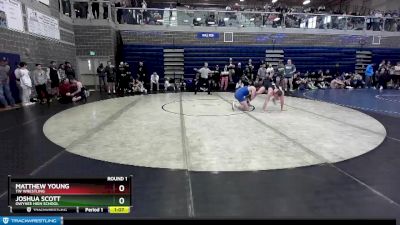 170 lbs Round 1 - Joshua Scott, Owyhee High School vs Matthew Young, TW Wrestling