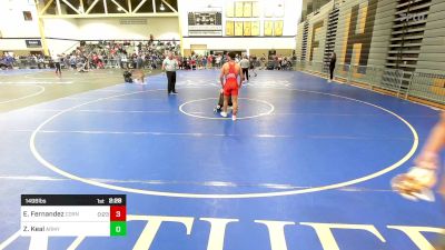 149B lbs Rr Rnd 2 - Ethan Fernandez, Cornell vs Zach Keal, Army West Point