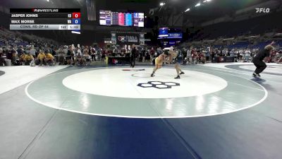 144 lbs Cons. Rd Of 64 - Jasper Johns, KS vs Max Morse, WA