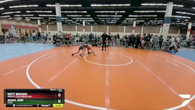 100 lbs Cons. Semi - Noah Ahn, Utah vs Witt Brown, Wesley Club Wrestling