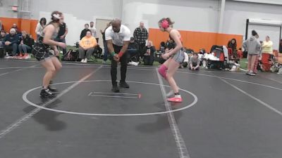 118 lbs Round 5 (6 Team) - Julia Lugabihl, Lady Warriors United Gold vs McKenzie Hodak, PA West Black