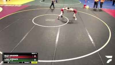 84 lbs Placement (4 Team) - Lane Dornack, Chatfield vs Riley Kraemer, Rocori