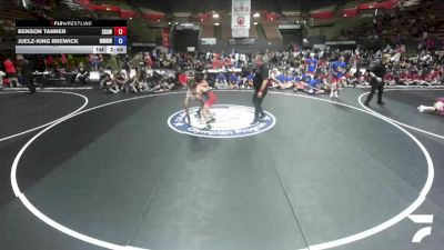 100 lbs Benson Tanner, SAWA - Sacramento Area Wrestling Association vs Juelz-King Brewick, MDWA - Mount Diablo Wrestling Association