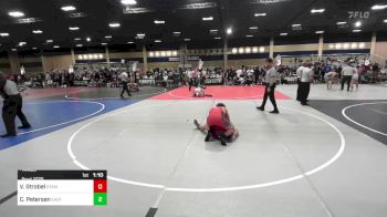 144 lbs Round Of 16 - Vaughn Strobel, Stampede WC vs Clark Petersen, East Idaho Elite