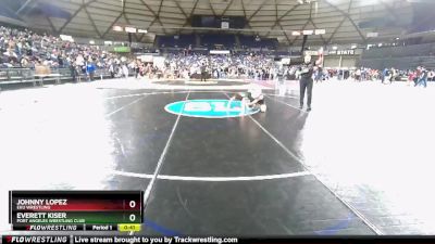 98 lbs Cons. Round 2 - Johnny Lopez, EKU Wrestling vs Everett Kiser, Port Angeles Wrestling Club