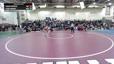 157 lbs Round Of 16 - Aidan DeJesus, Berlin vs Luke Asbury, North Haven