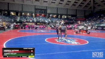 2A-132 lbs Champ. Round 1 - Andrew Watkins, Pierce County HS vs Harris Holley, Cook