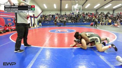 190 lbs Rr Rnd 2 - Trinity Hughes, Broken Arrow Girls vs Jaylyn Stanton, Broken Arrow Girls