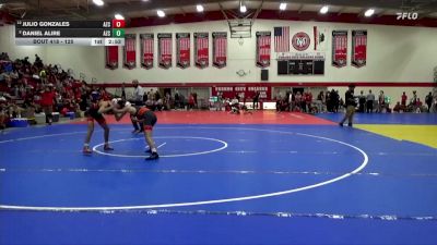 125 lbs Cons. Semi - Daniel Alire, Arizona Christian vs Julio Gonzales, Arizona Christian