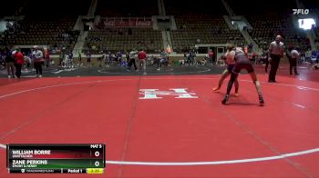 157 lbs Cons. Round 4 - Zane Perkins, Emory & Henry vs William Borre, Unattached