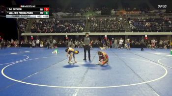 95 lbs Champ. Round 2 - Bo Becker, Pinnacle Wrestling Club vs Walker Fridolfson, BTWC