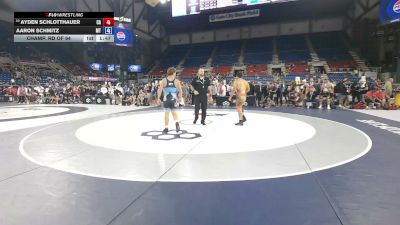 157 lbs Champ. Rd Of 64 - Ayden Schlotthauer, California vs Aaron Schmitz, Montana
