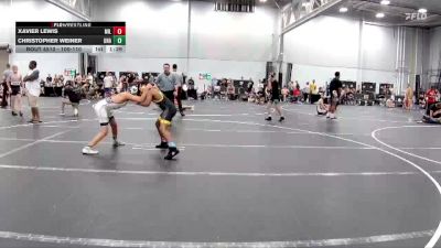 100-110 lbs Round 2 - Xavier Lewis, Milford vs Christopher Weiner, Unattached