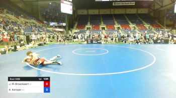 145 lbs Cons 32 #2 - Jd Minder-Broeckaert, Wisconsin vs Korey Kemper, Arizona