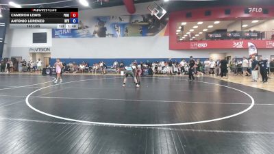140 lbs Cameron Lewis, Pennsylvania Red vs Antonio Lorenzo, New York Blue