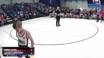 53 lbs Round 3 (6 Team) - Maverick Carruthers, Nebraska Blue Boys vs Jack Pederson, Minnesota Storm Blue Boys