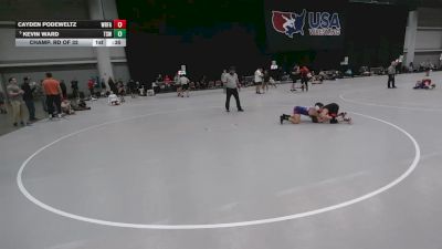 92 lbs Champ. Rd Of 32 - Kevin Ward, Texas Select Wrestling vs Cayden Podeweltz, Wrestling Factory