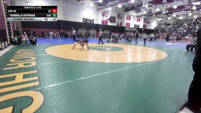 100 lbs Champ. Round 1 - Lin Lu, Diamond Bar vs Isabella Estrada, Downey