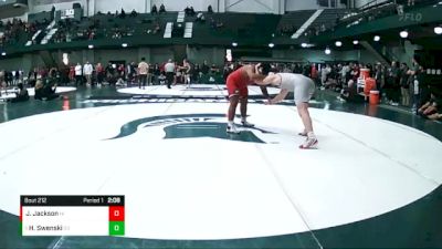 285 lbs Cons. Semi - Hogan Swenski, Ohio State vs Jacobi Jackson, Northern Illinois