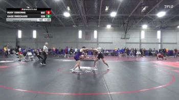 157 lbs Cons. Round 2 - Rudy Osborne, Wartburg vs Gage Sweckard, Cornell College