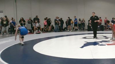 Girls HS Showcase FS - 110 lbs Champ. Rd Of 32 - Alissa Chanda, Greater Heights Wrestling vs Lennah Monts, Wichita Training Center