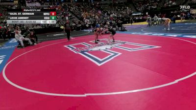 G125-4A Quarterfinal - Bazil St. Germain, Middle Park Girls vs Lexie Amendt, Sedgwick County/Fleming Girls Girls