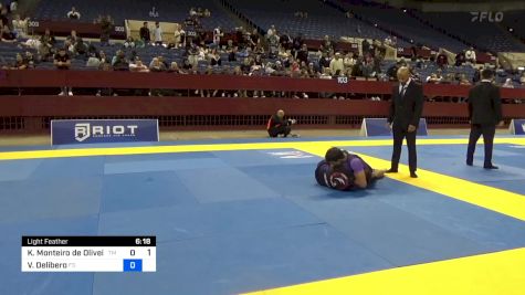 Krigor Monteiro De Oliveira vs Victor Delibero 2024 Pan IBJJF Jiu-Jitsu No-Gi Championship
