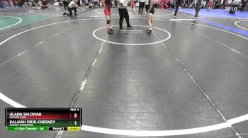 100 lbs Cons. Round 1 - Alana Saldivar, Willow Glen vs Kalaiah Orje-Chesney, Angelo Rodriguez