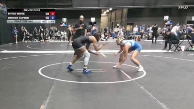 131 lbs Quarterfinal - Bryce White, Oklahoma City University vs Destiny Lofton, Oklahoma State University