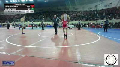 128 lbs Round Of 128 - Travon Barnes, Mustang Middle School vs Keldon Tiger, Sapulpa Jr High