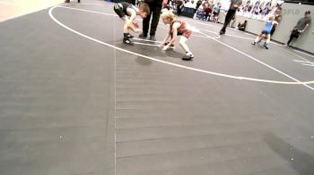 49 lbs Quarterfinal - Ayden Taylor, Clinton Youth Wrestling vs Samuel Timothy, Team Guthrie Wrestling