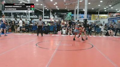 134 lbs Rr Rnd 2 - Vincenzo Mannello, GPS Red - HSC vs JD CHRISTMAN, Revival X - HSC
