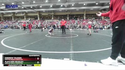 80 lbs Quarterfinal - Andrew Taussig, Greater Heights Wrestling vs Fletcher Headley, Greater Heights Wrestling