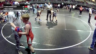 95 lbs Cons. Round 2 - Luke Kleinschmit, League Of Heroes vs Max Turner, Fillmore Central
