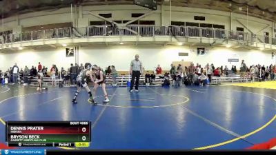 63 lbs Cons. Round 3 - Bryson Beck, Garrett Wrestling Club vs Dennis Prater, Indiana